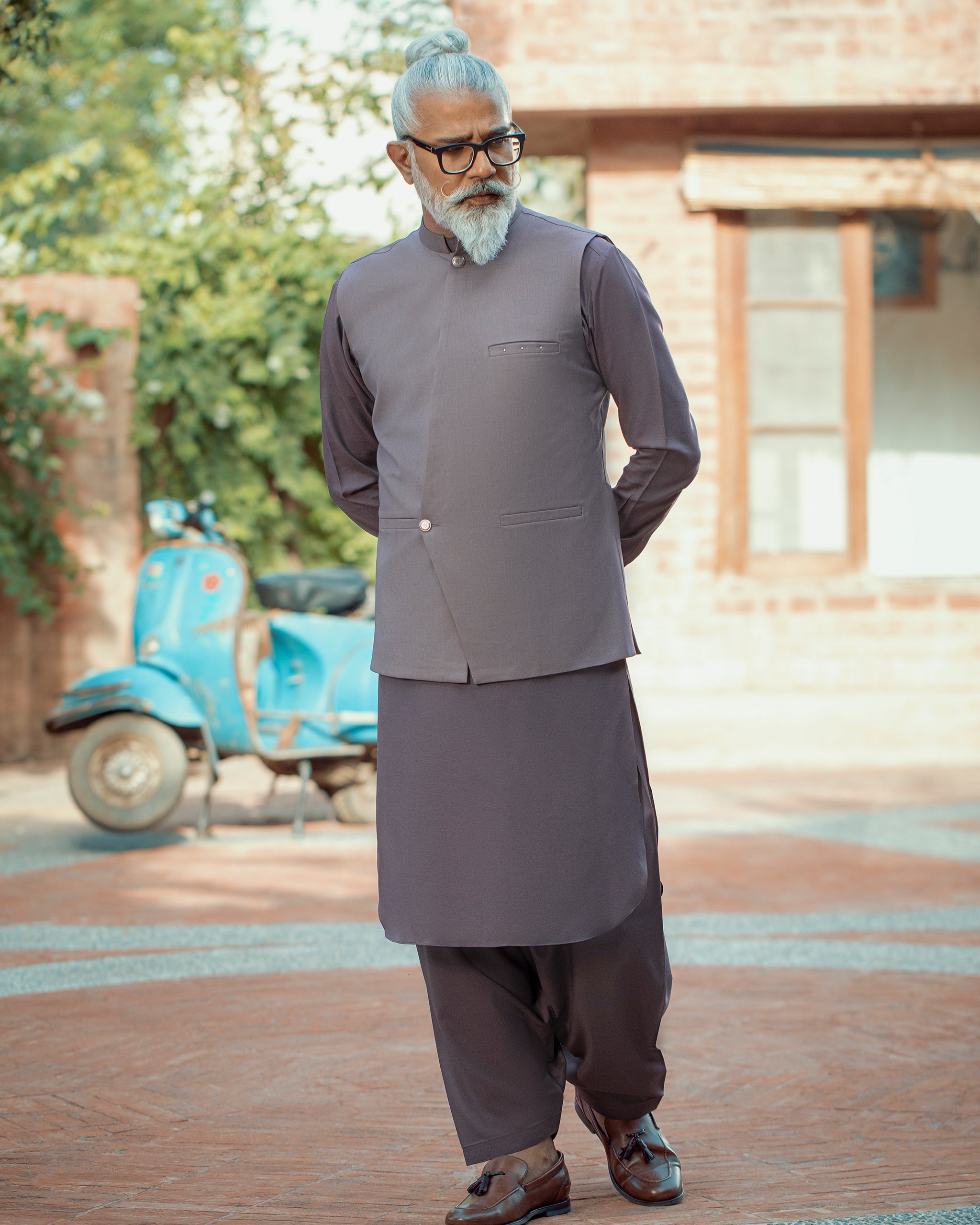 Dadu Ka Ghar - Waistcoat with Kameez Shalwar - 03