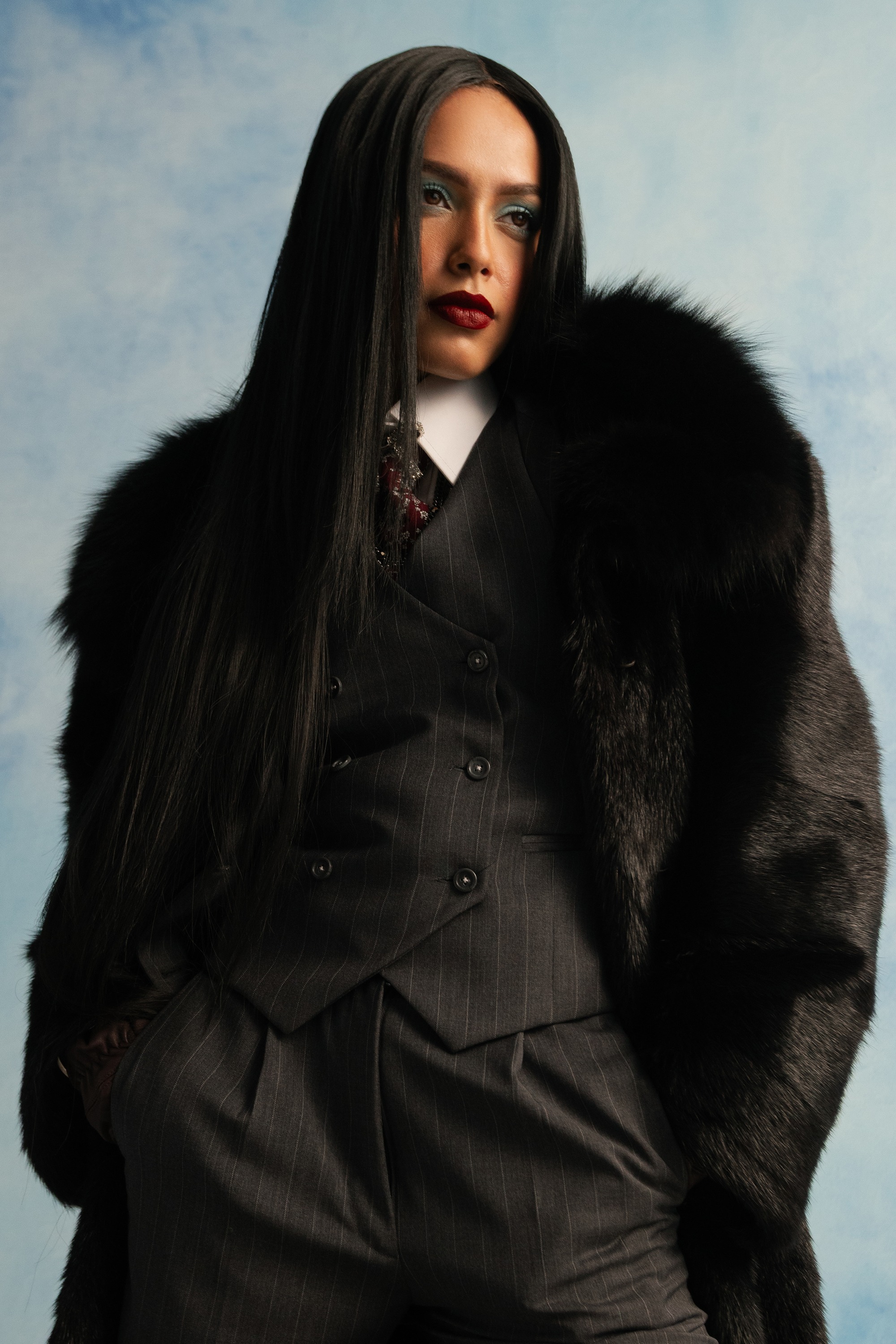 Charcoal Grey Pinstripe Suit