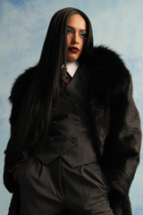 Charcoal Grey Pinstripe Suit