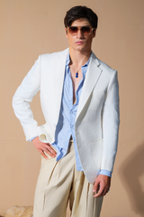 Era 02 - White Linen Blazzer