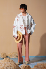 Era 05 - White Linen Kimono Jacket