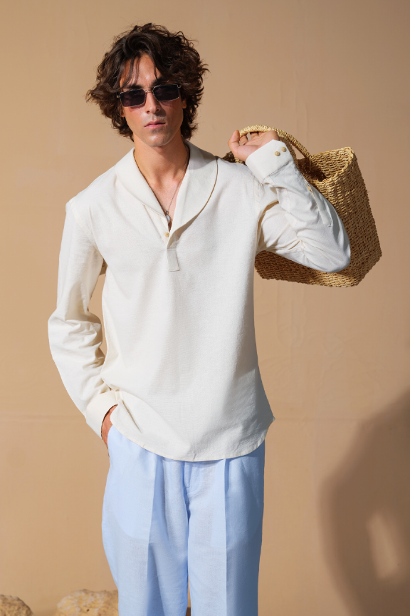 Era 28 - Off-White Linen Shirt