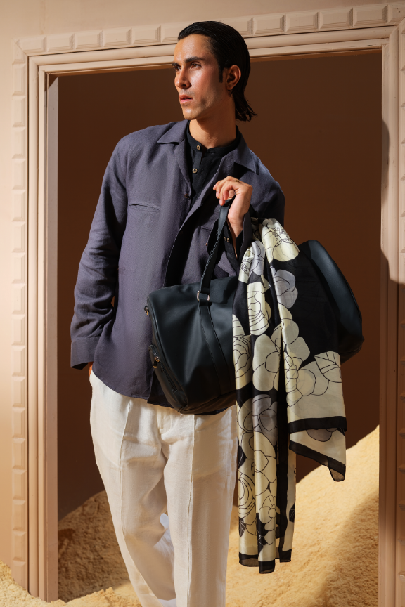 Era 09 - Charcoal Linen Shirt Oversized