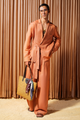 Era 08 - Peach Linen Kimono Oversized