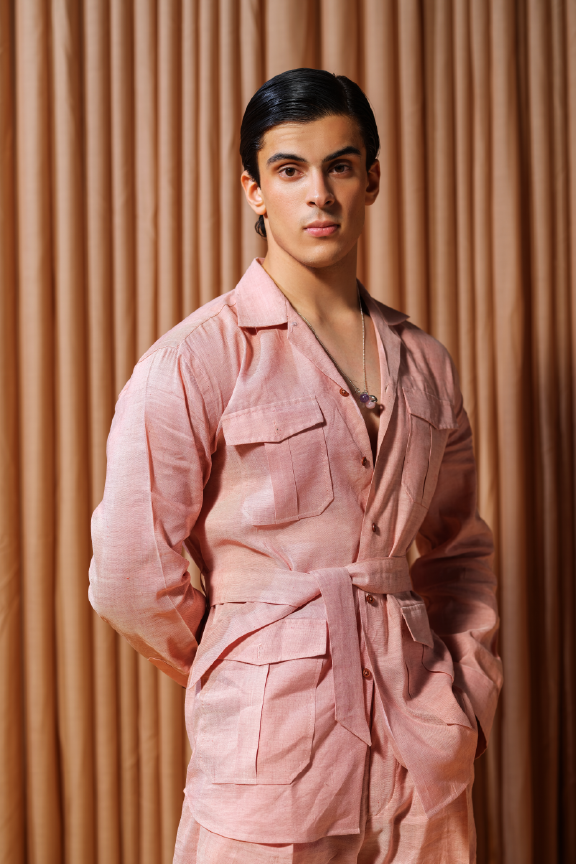 Era 11 - Camel Linen Kimono Oversized