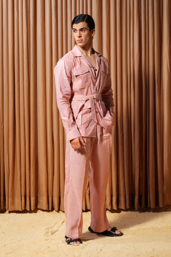 Era 11 - Camel Linen Kimono Oversized