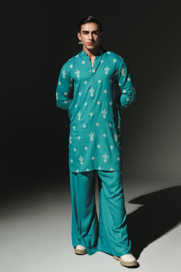TSL - Teai Bayou Embroidered Kurta Pajama