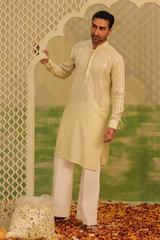 Mayassar - Sunny Lime Kurta Pajama