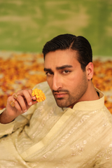 Mayassar - Sunny Lime Kurta Pajama