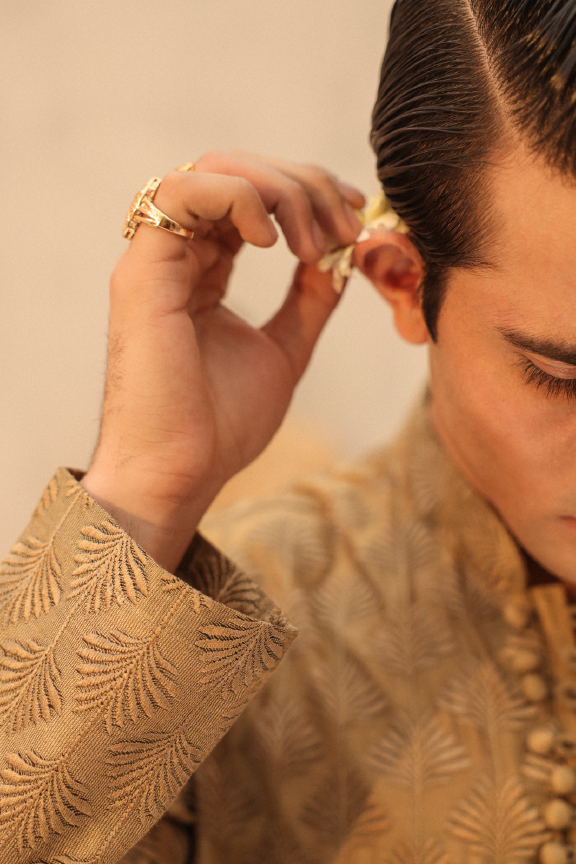 Mayassar - Bronze Pastel Kurta Pajama