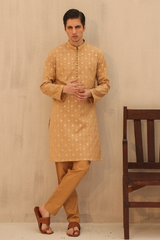 Mayassar - Canary Gold Kurta Pajama