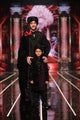 ER-127 Black Jacquard Embellished Sherwani