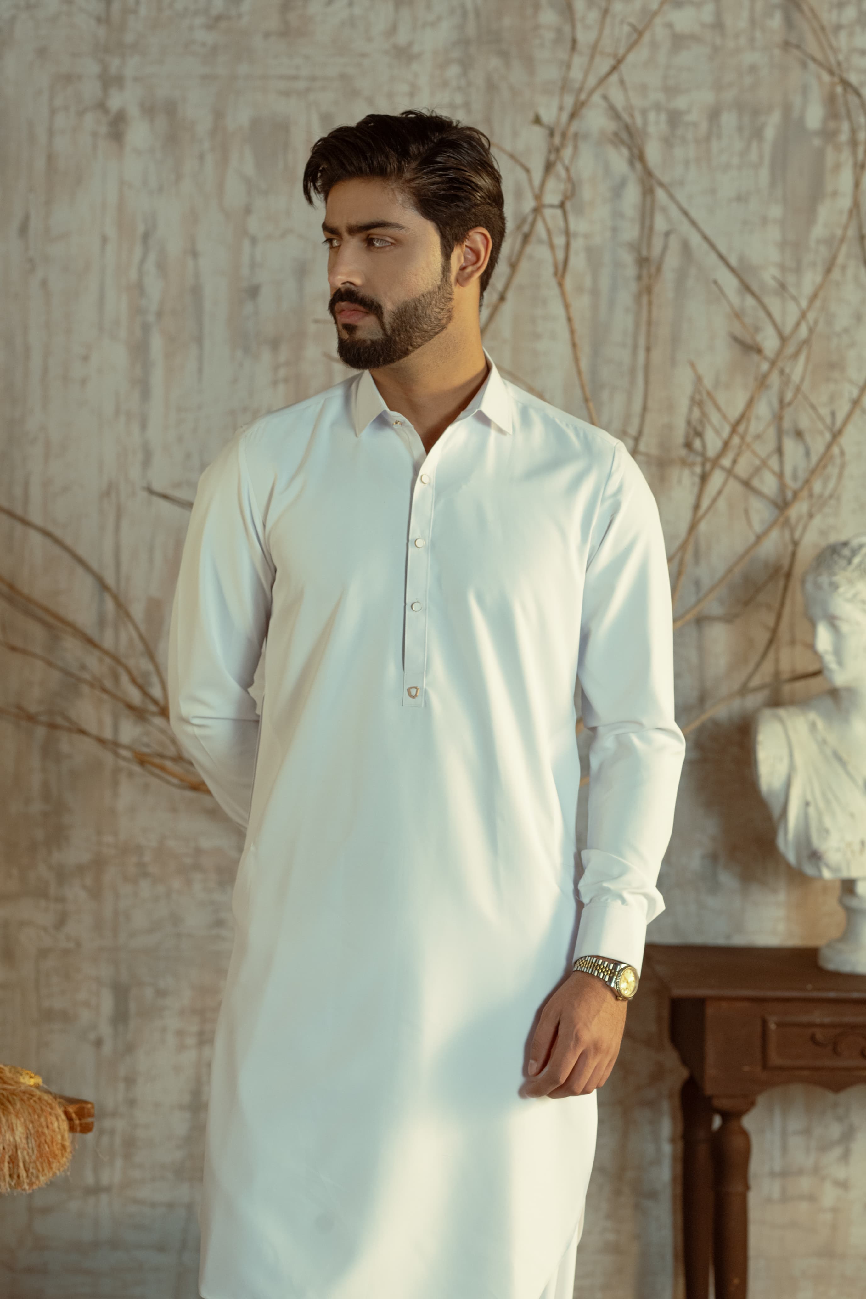 Bahisht - White Kurta pajama
