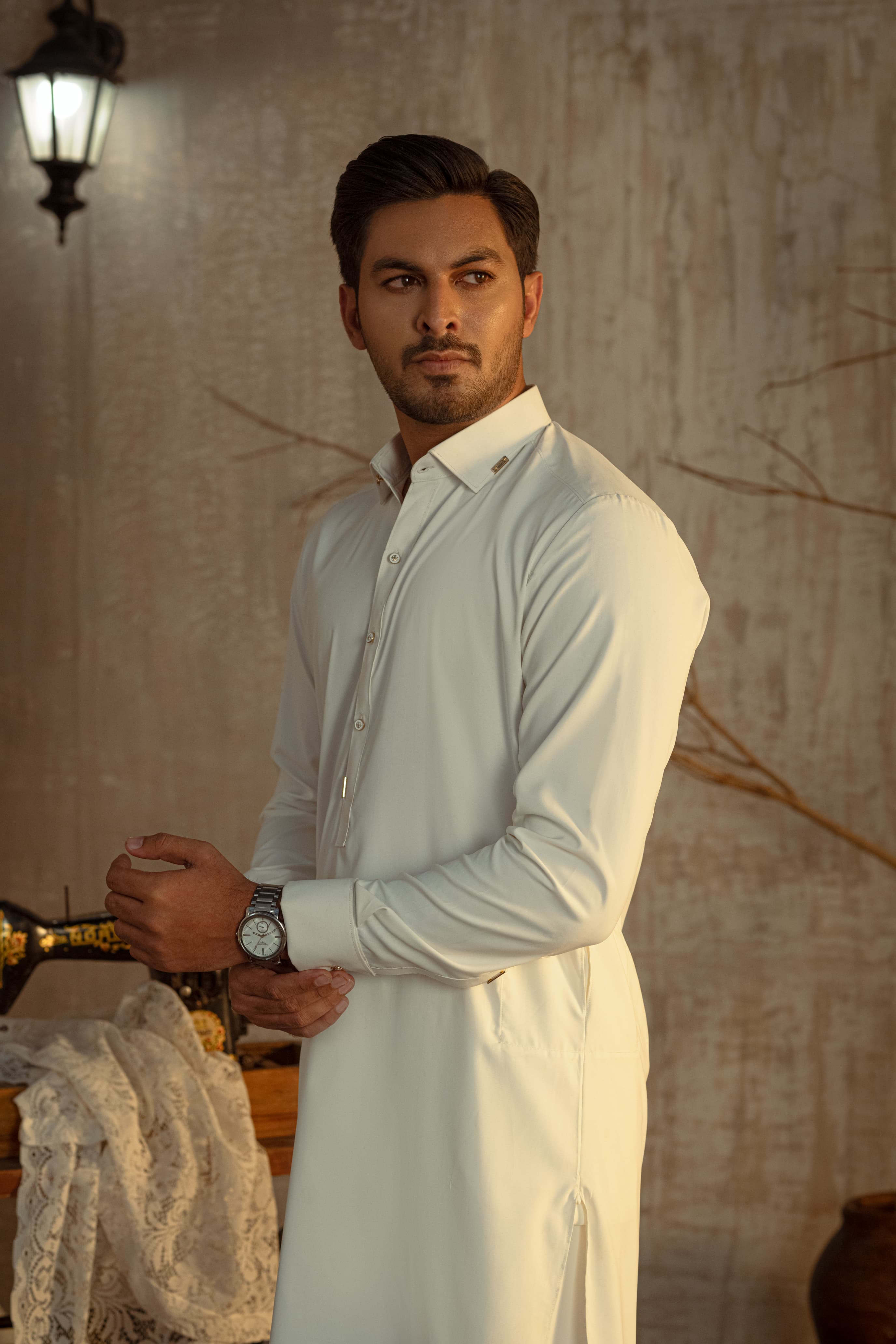 Bahisht - Ivory White Kurta pajama