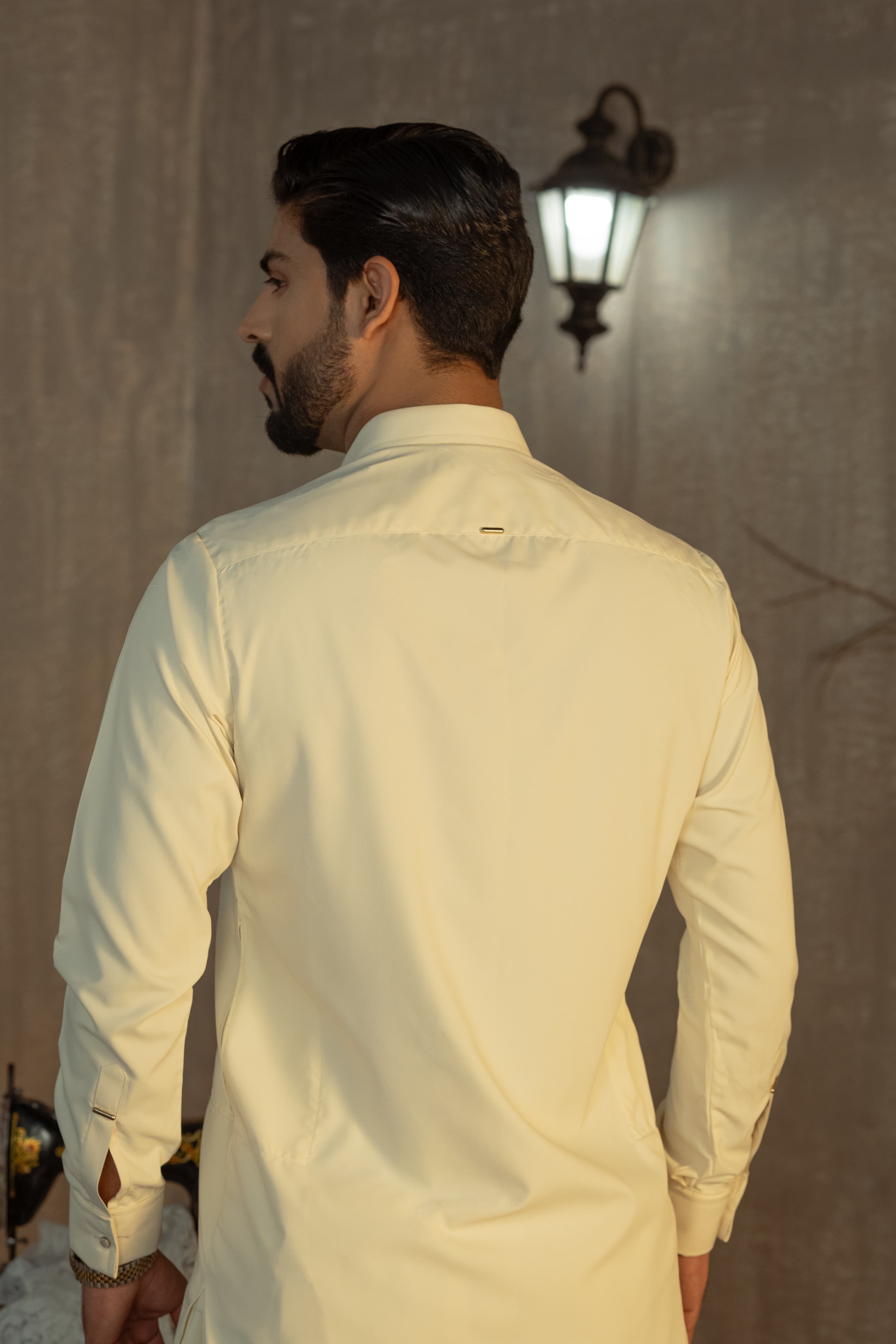 Bahisht - Cream Kurta pajama