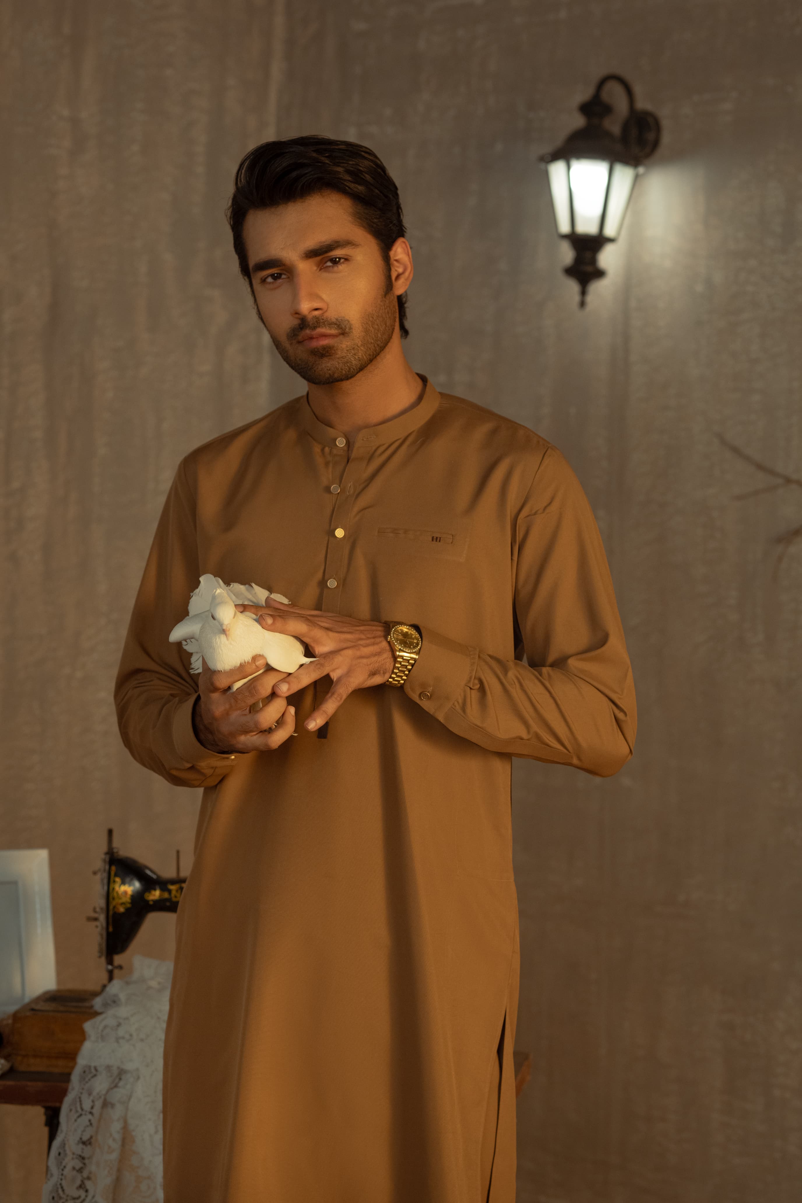 Bahisht - Brown Kurta pajama