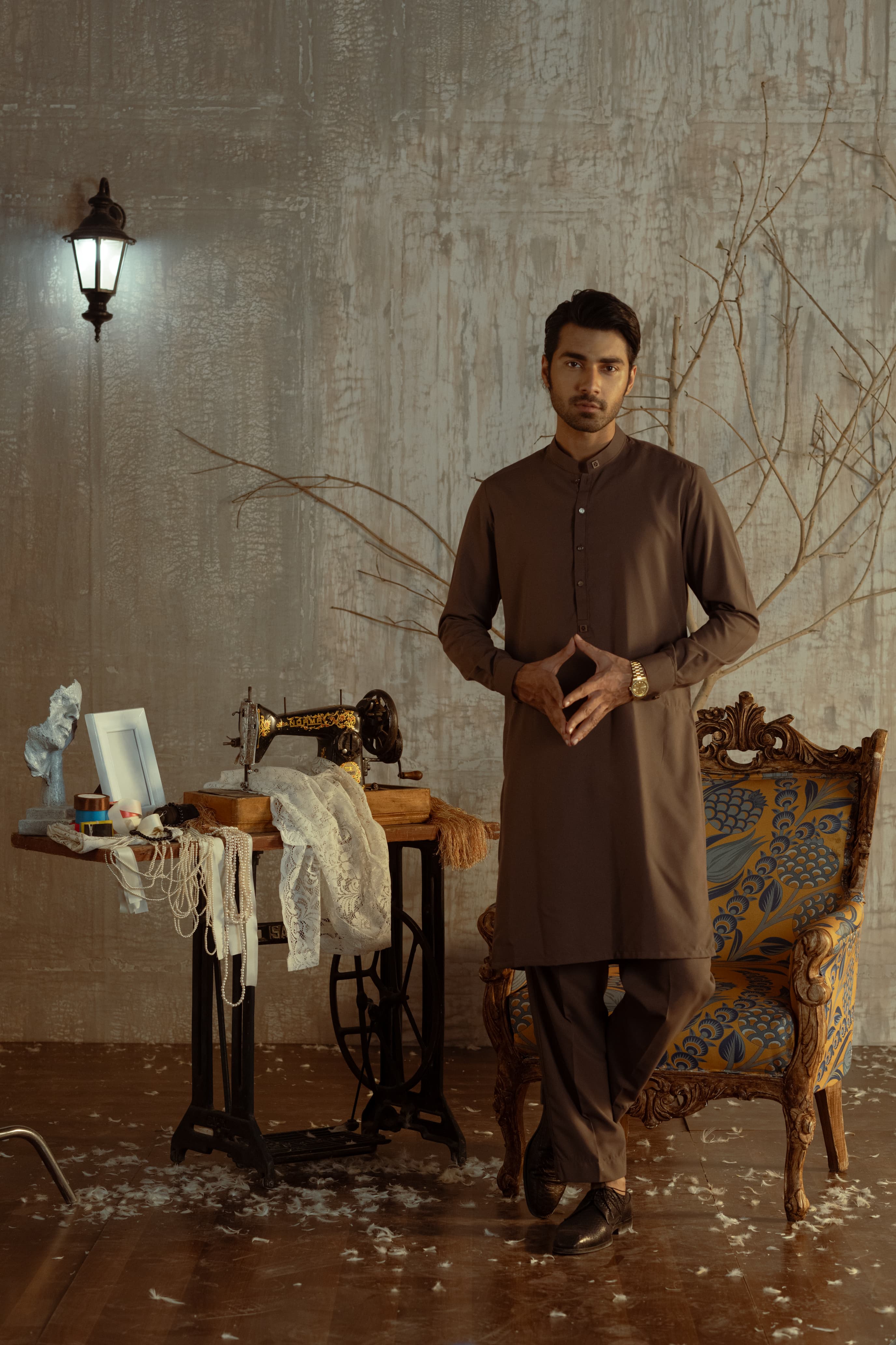 Bahisht - Copper Kurta pajama