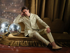 Musarrat - Tea Green Embroidered Kurta Pajama