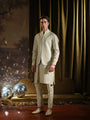 Musarrat - Tea Green Embroidered Kurta Pajama