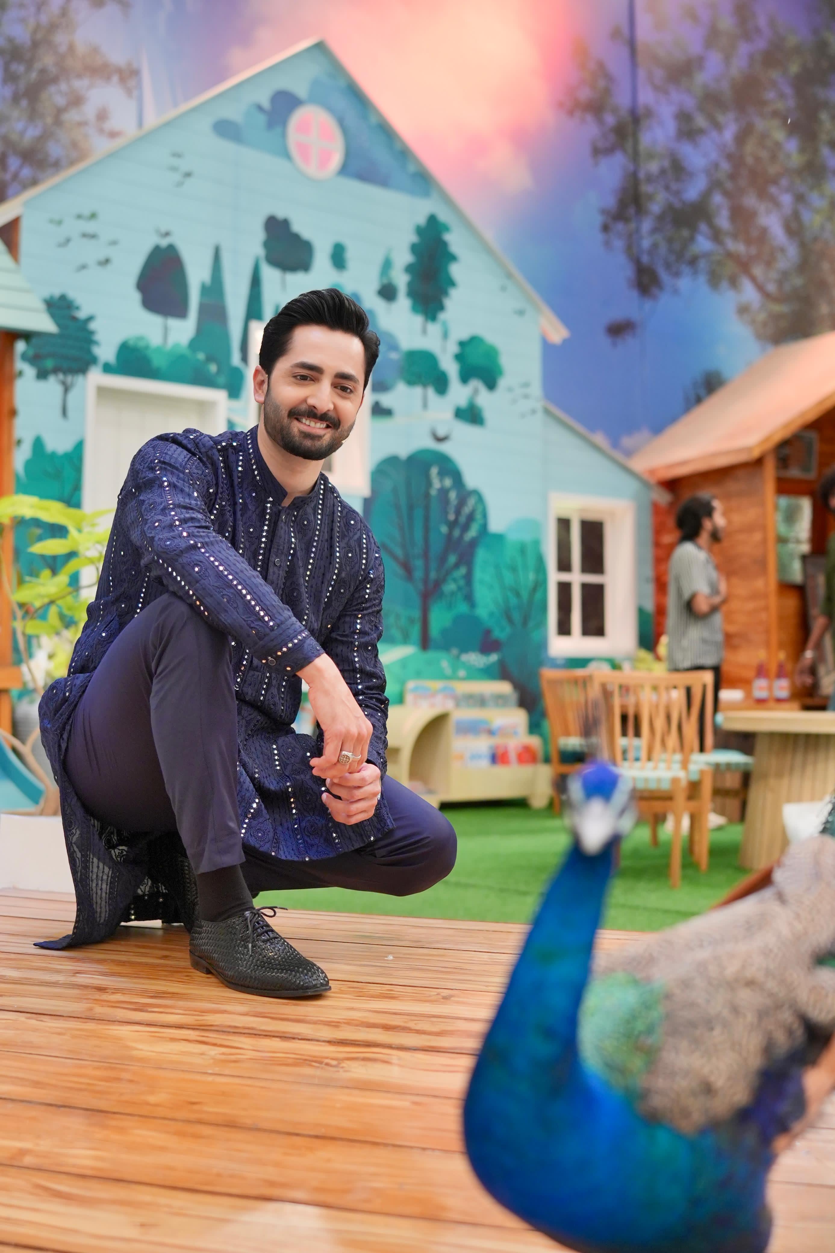 ED25 - Nevy Blue Embroidered Kurta Pajama