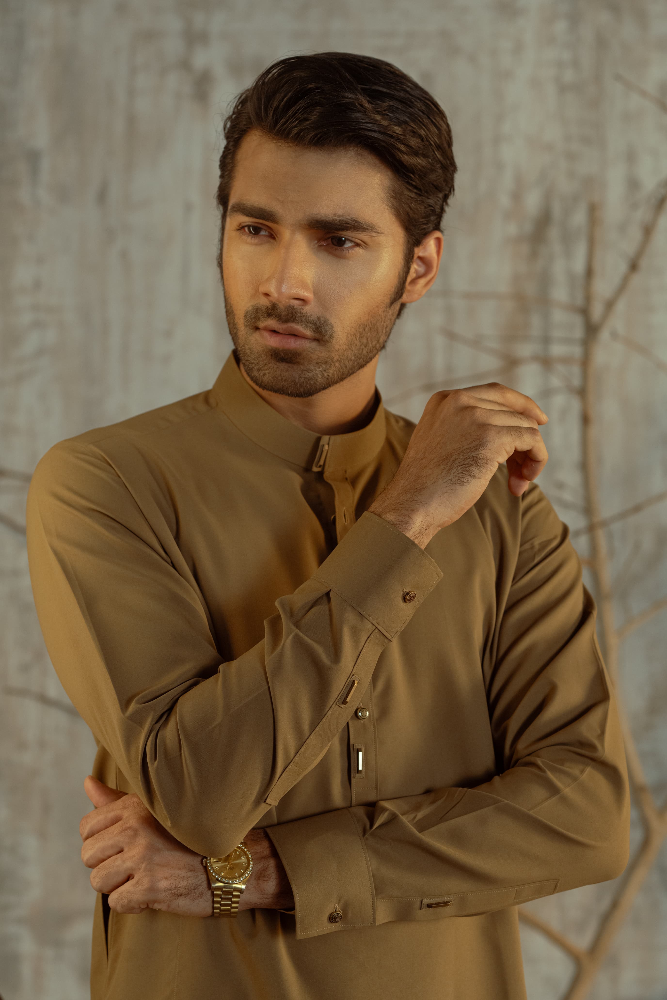 Bahisht - Camel Kurta pajama