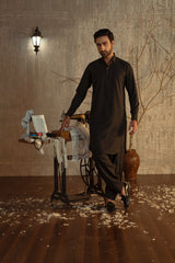 Bahisht - Black Kurta pajama