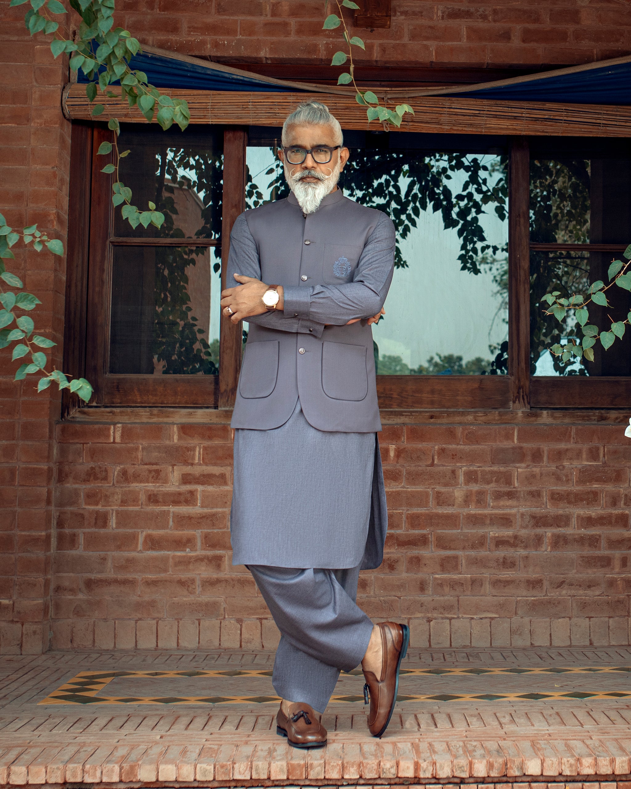 Dadu Ka Ghar - Waistcoat with Kameez Shalwar - 02