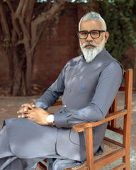 Dadu Ka Ghar - Waistcoat with Kameez Shalwar - 02