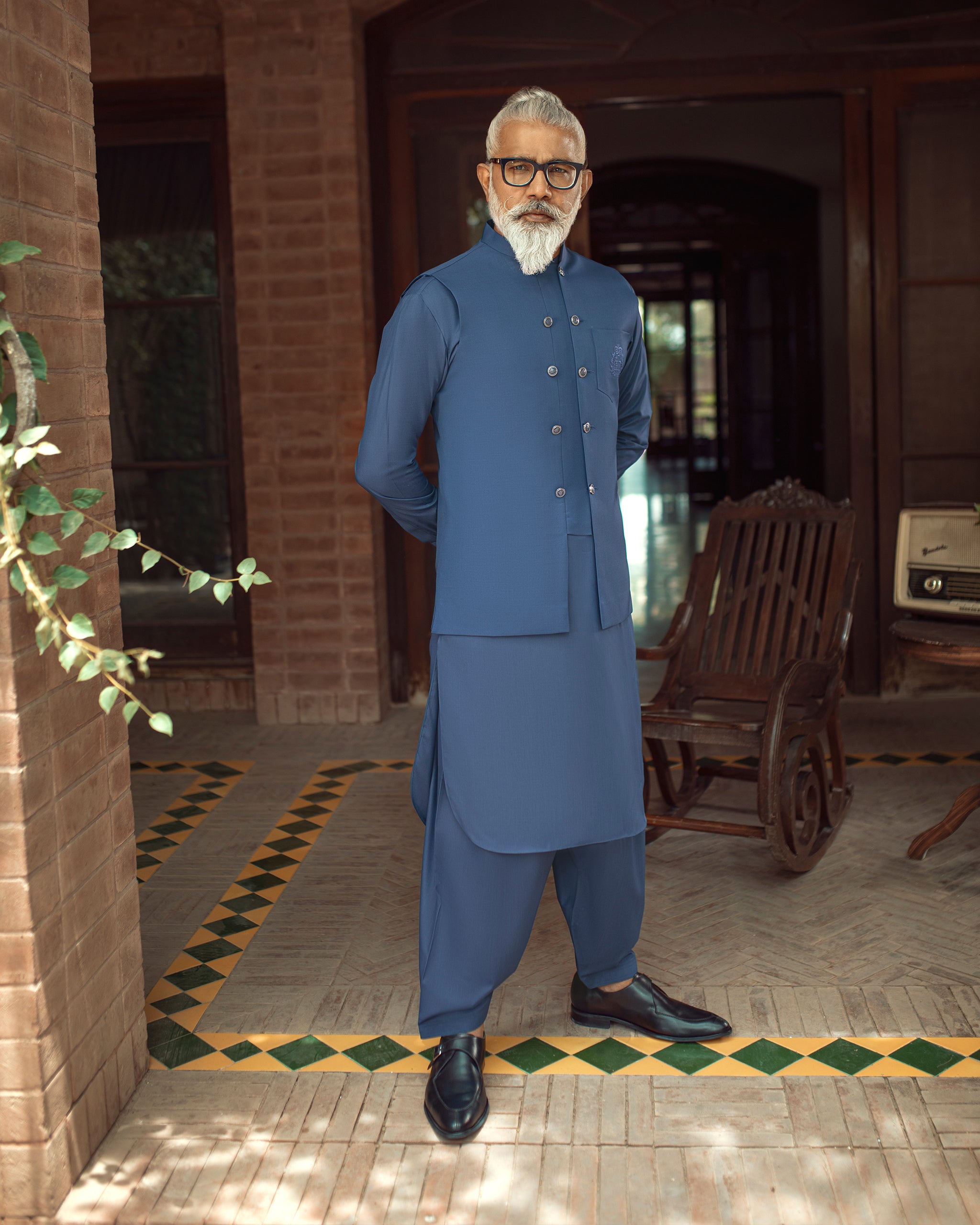 Dadu Ka Ghar - Waistcoat with Kameez Shalwar - 04