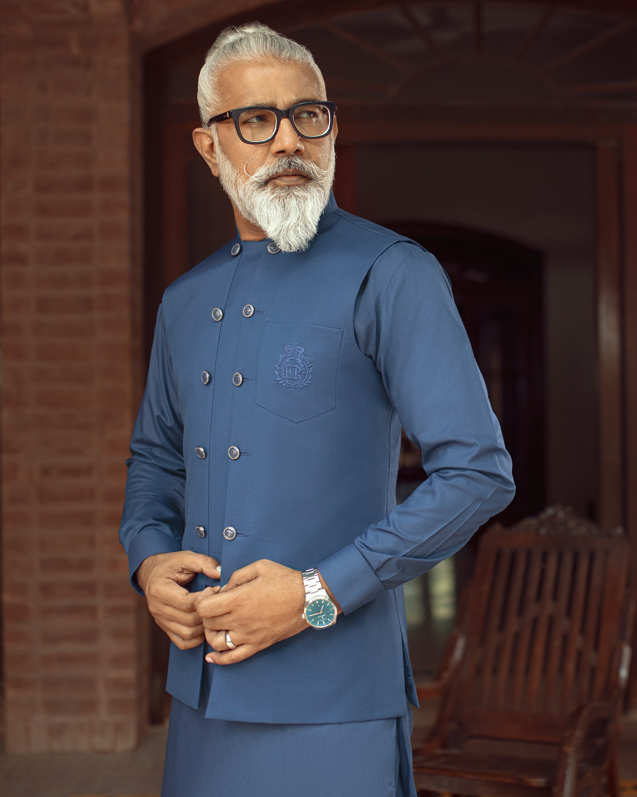 Dadu Ka Ghar - Waistcoat with Kameez Shalwar - 04