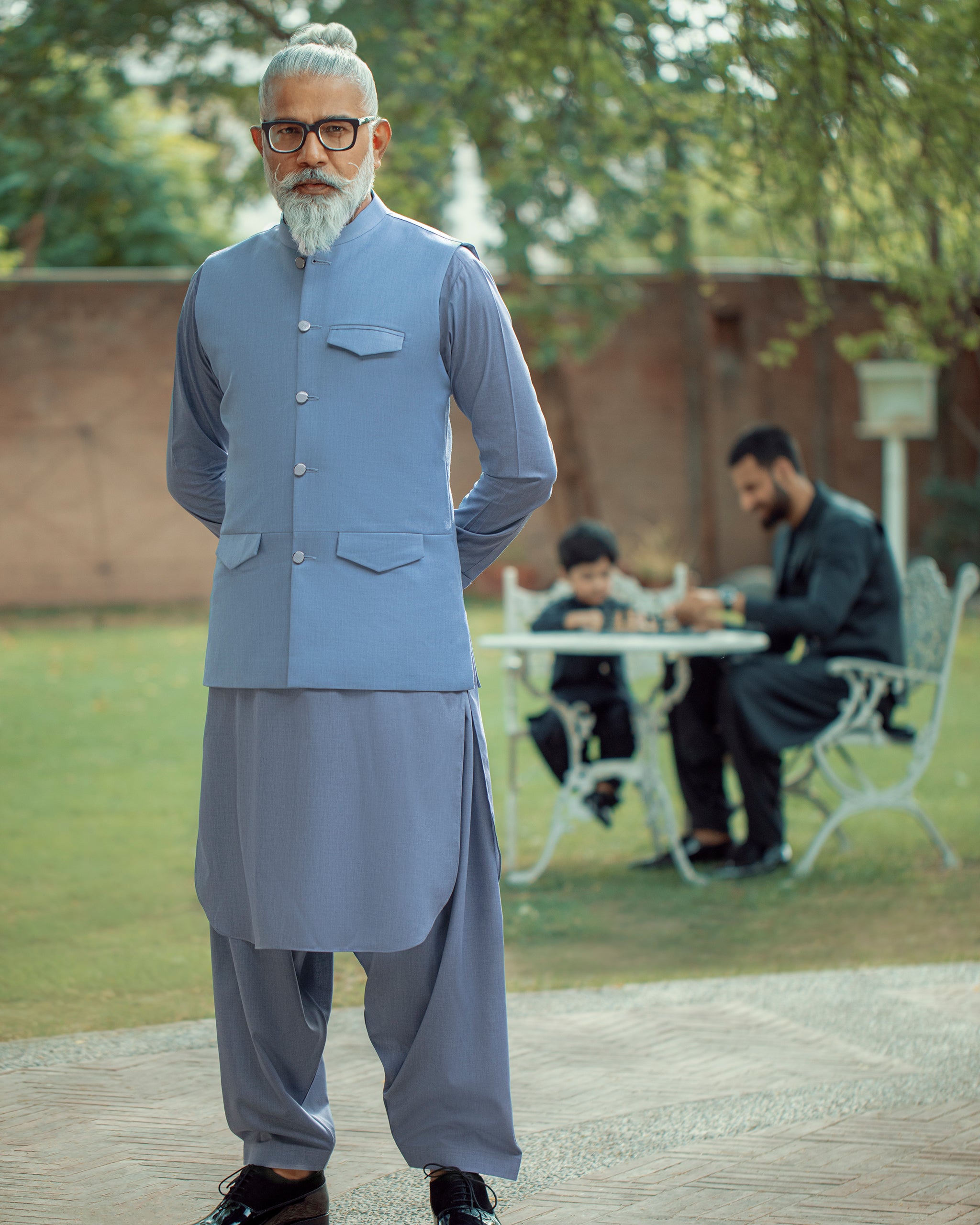 Dadu Ka Ghar - Waistcoat with Kameez Shalwar - 05