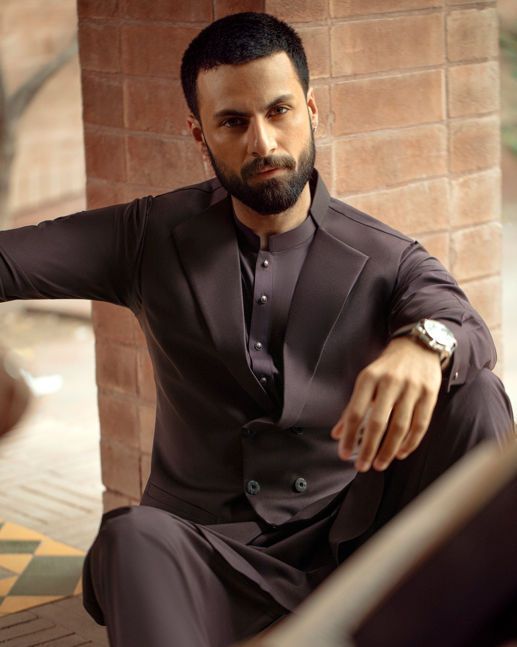 Dadu Ka Ghar - Waistcoat with Kameez Shalwar - 07