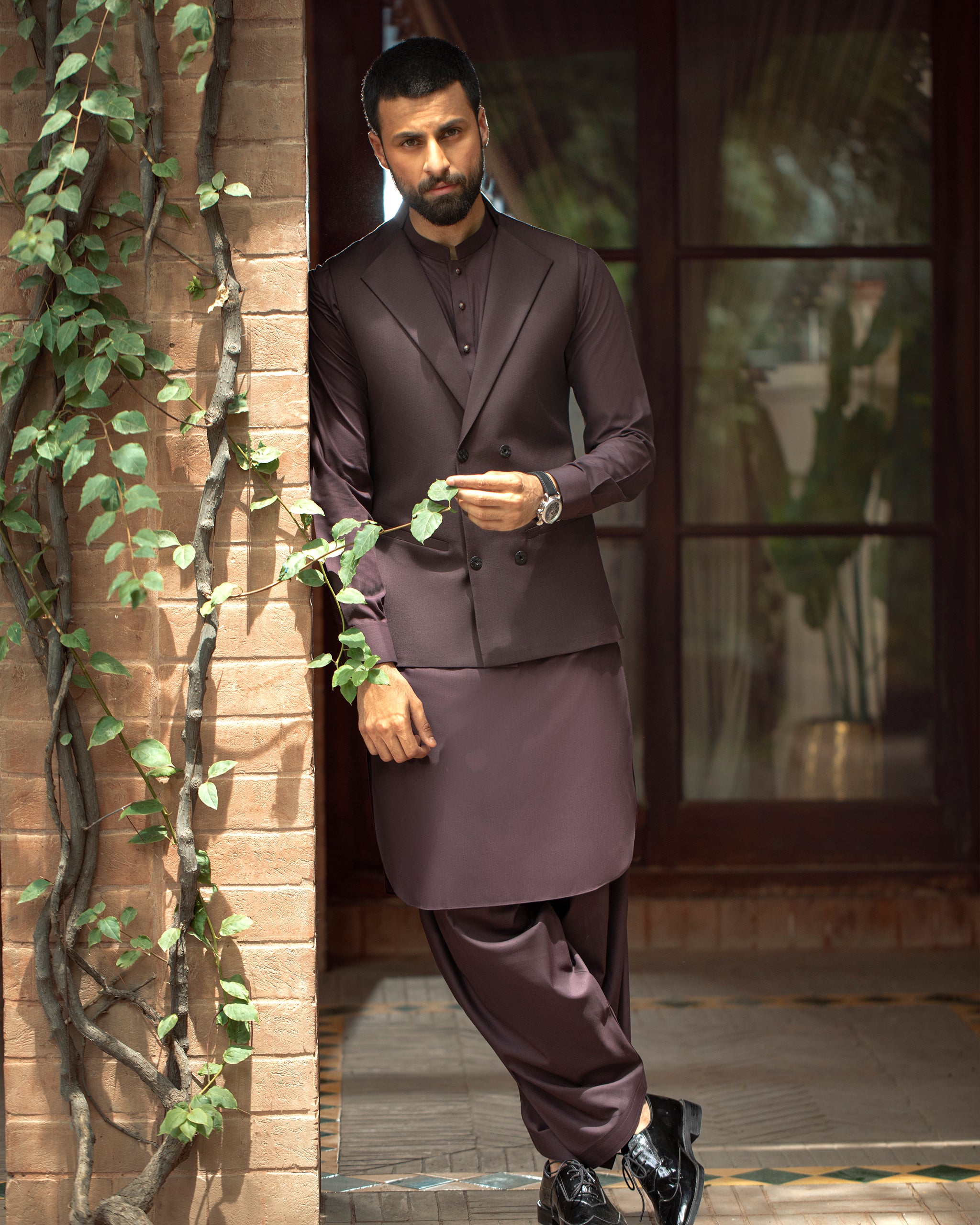 Dadu Ka Ghar - Waistcoat with Kameez Shalwar - 07