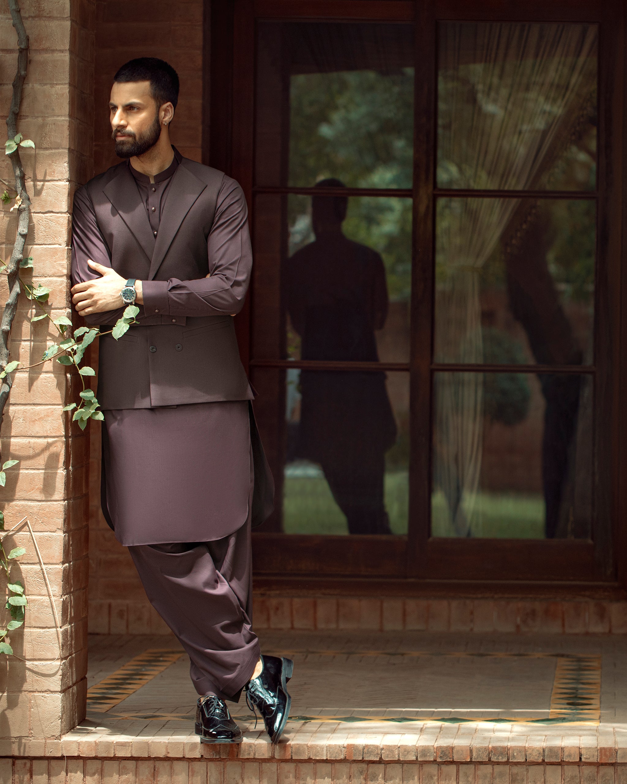 Dadu Ka Ghar - Waistcoat with Kameez Shalwar - 07