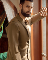 Dadu Ka Ghar - Waistcoat with Kameez Shalwar - 08