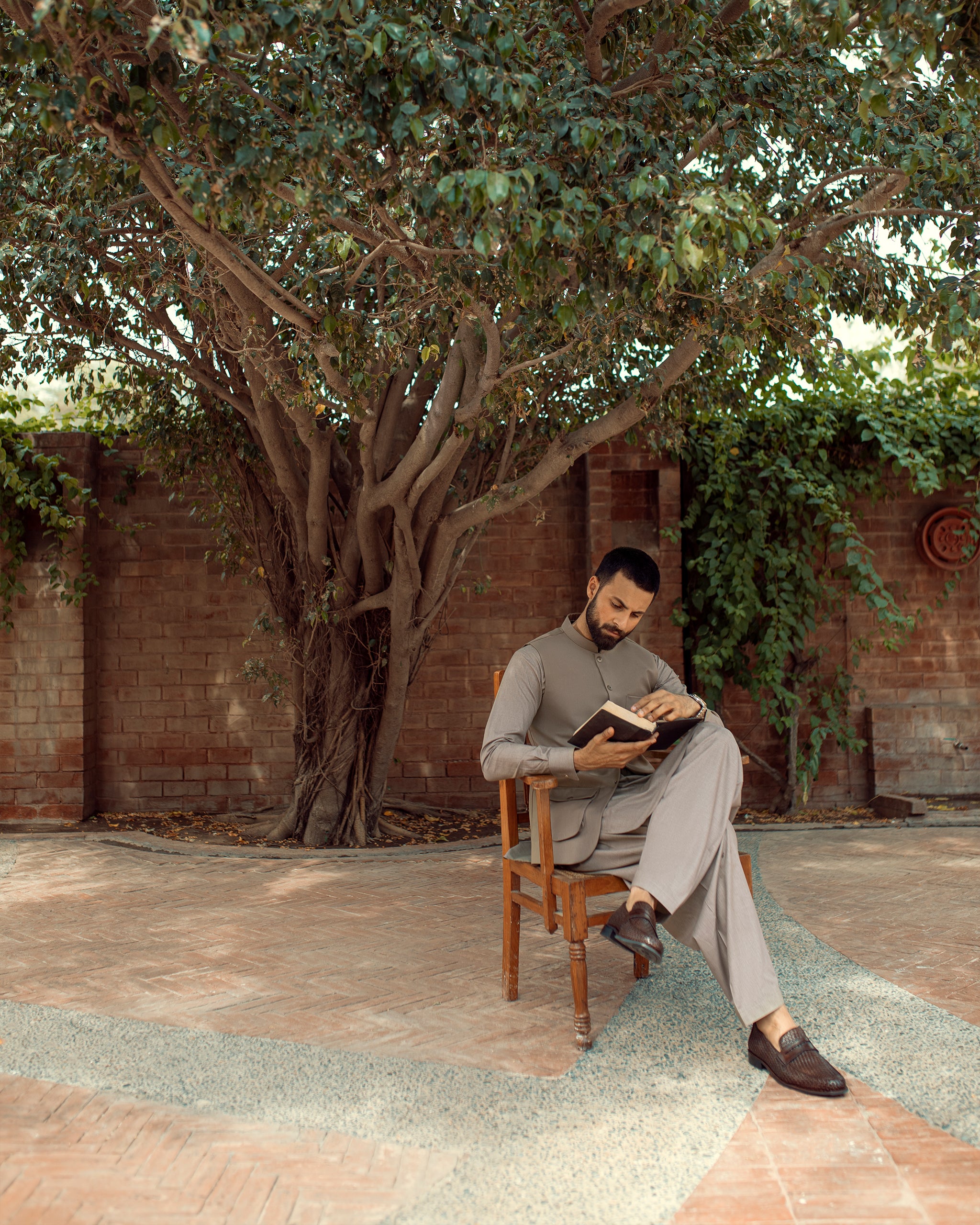 Dadu Ka Ghar - Waistcoat with Kameez Shalwar - 09