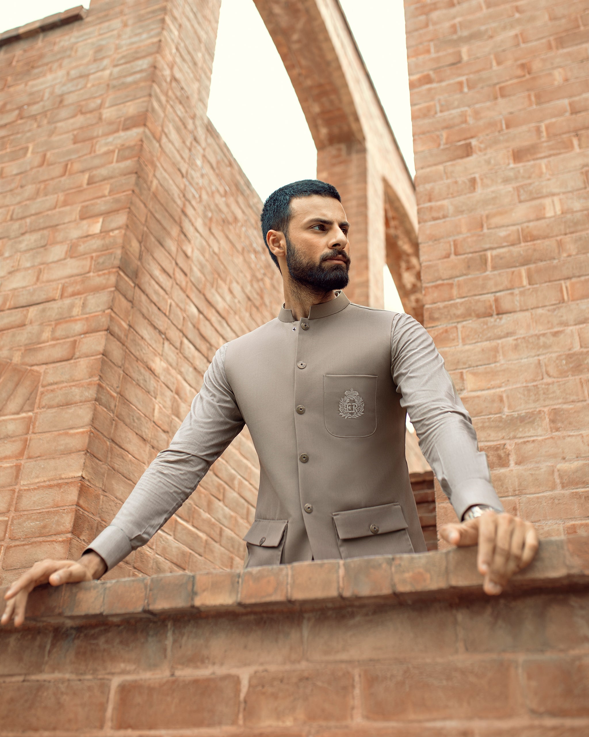 Dadu Ka Ghar - Waistcoat with Kameez Shalwar - 09