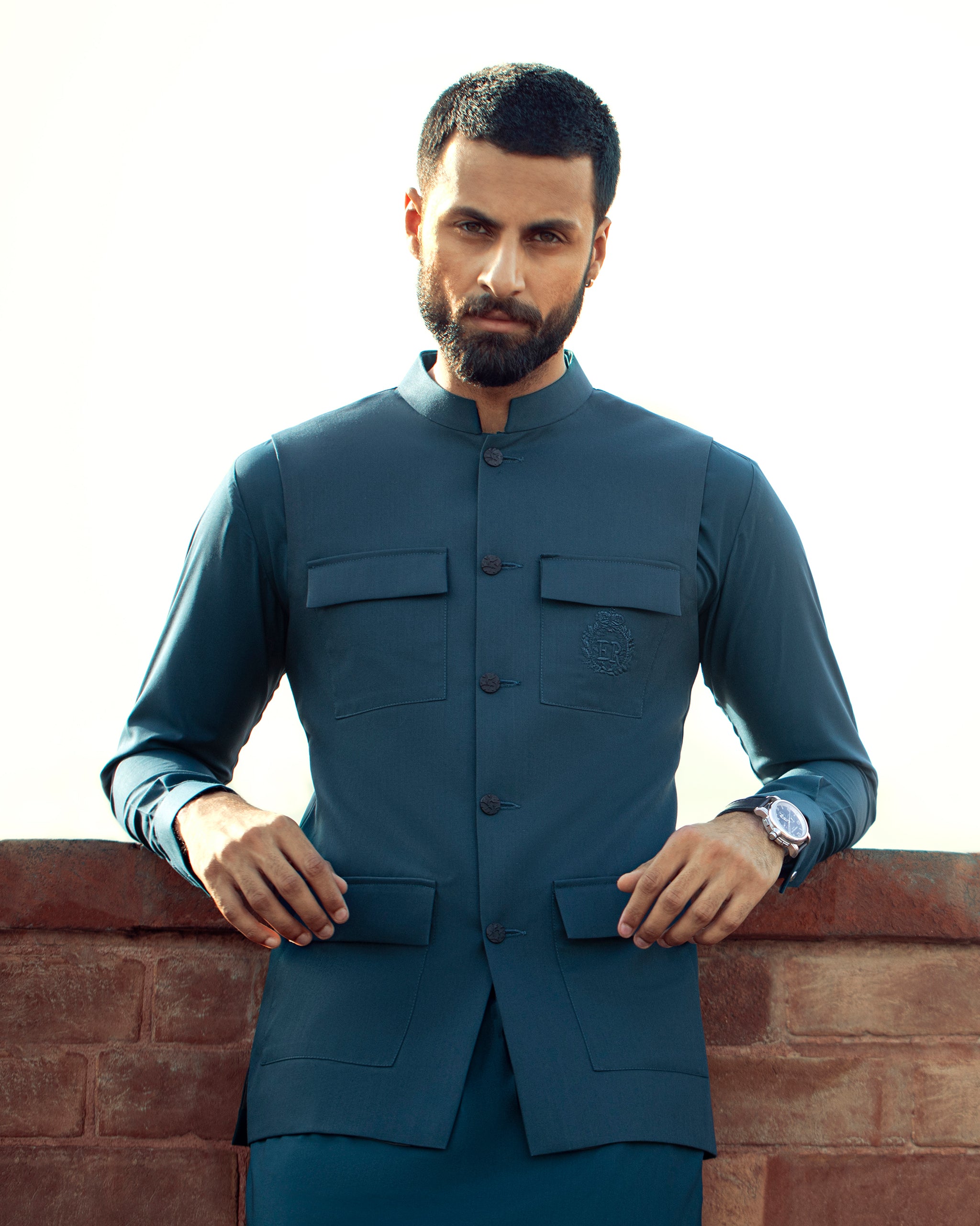 Dadu Ka Ghar - Waistcoat with Kameez Shalwar - 10