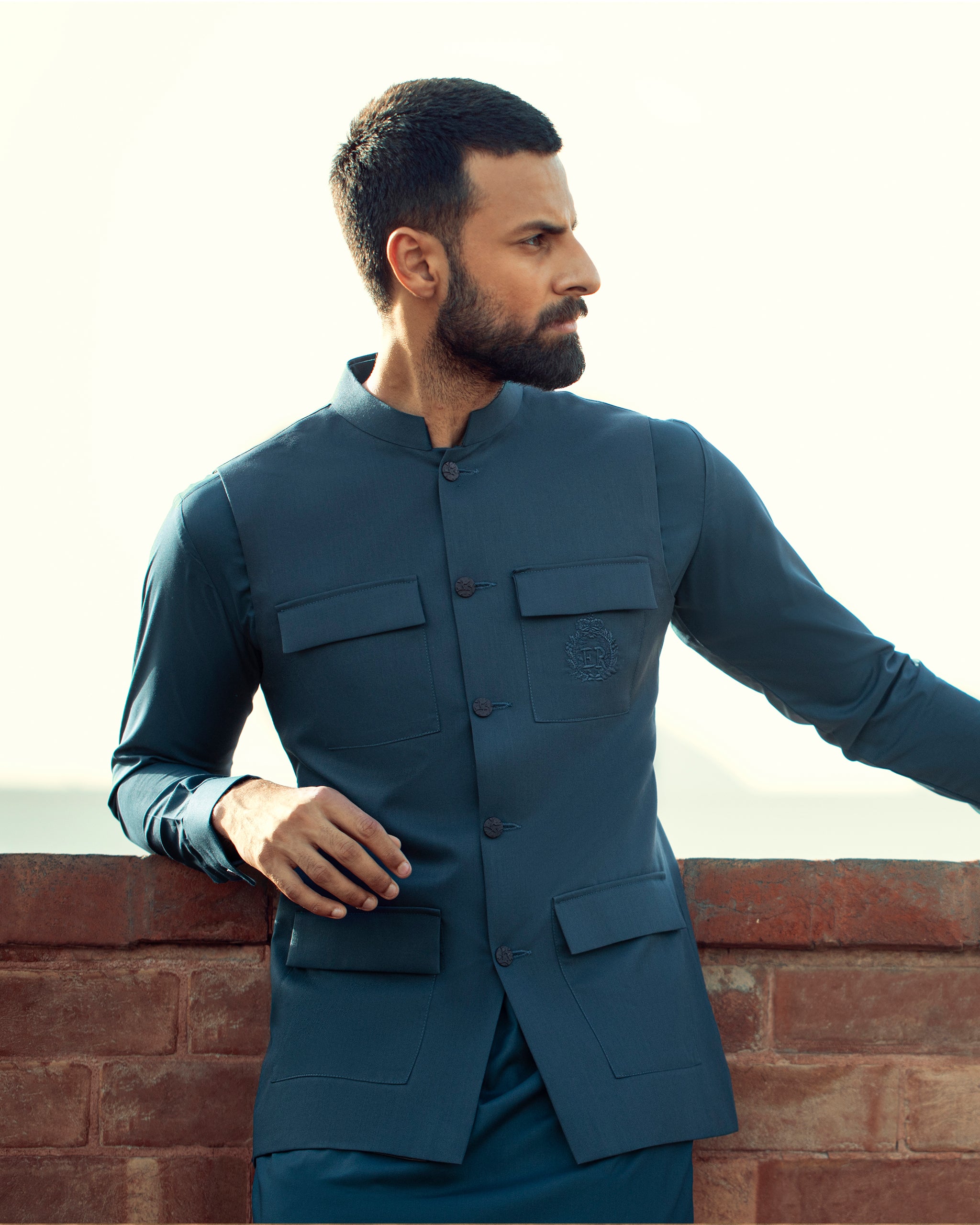 Dadu Ka Ghar - Waistcoat with Kameez Shalwar - 10