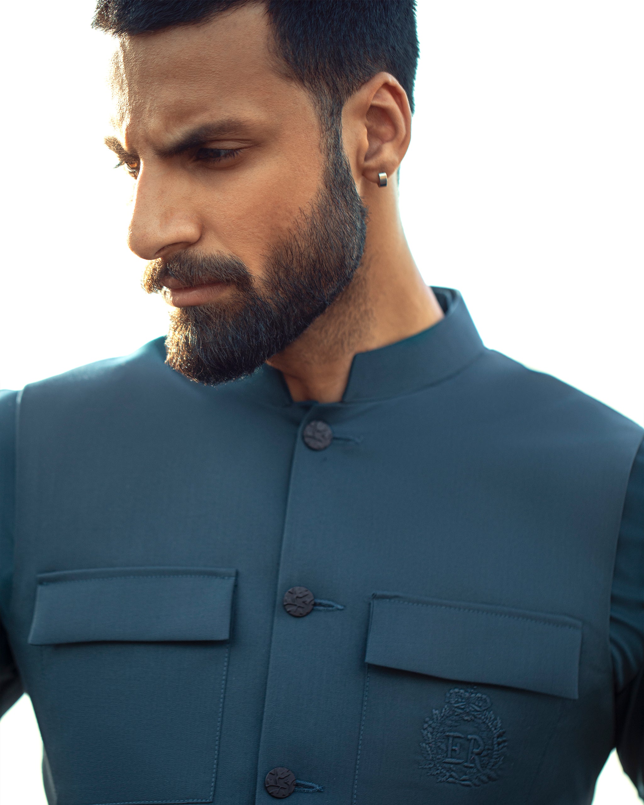 Dadu Ka Ghar - Waistcoat with Kameez Shalwar - 10