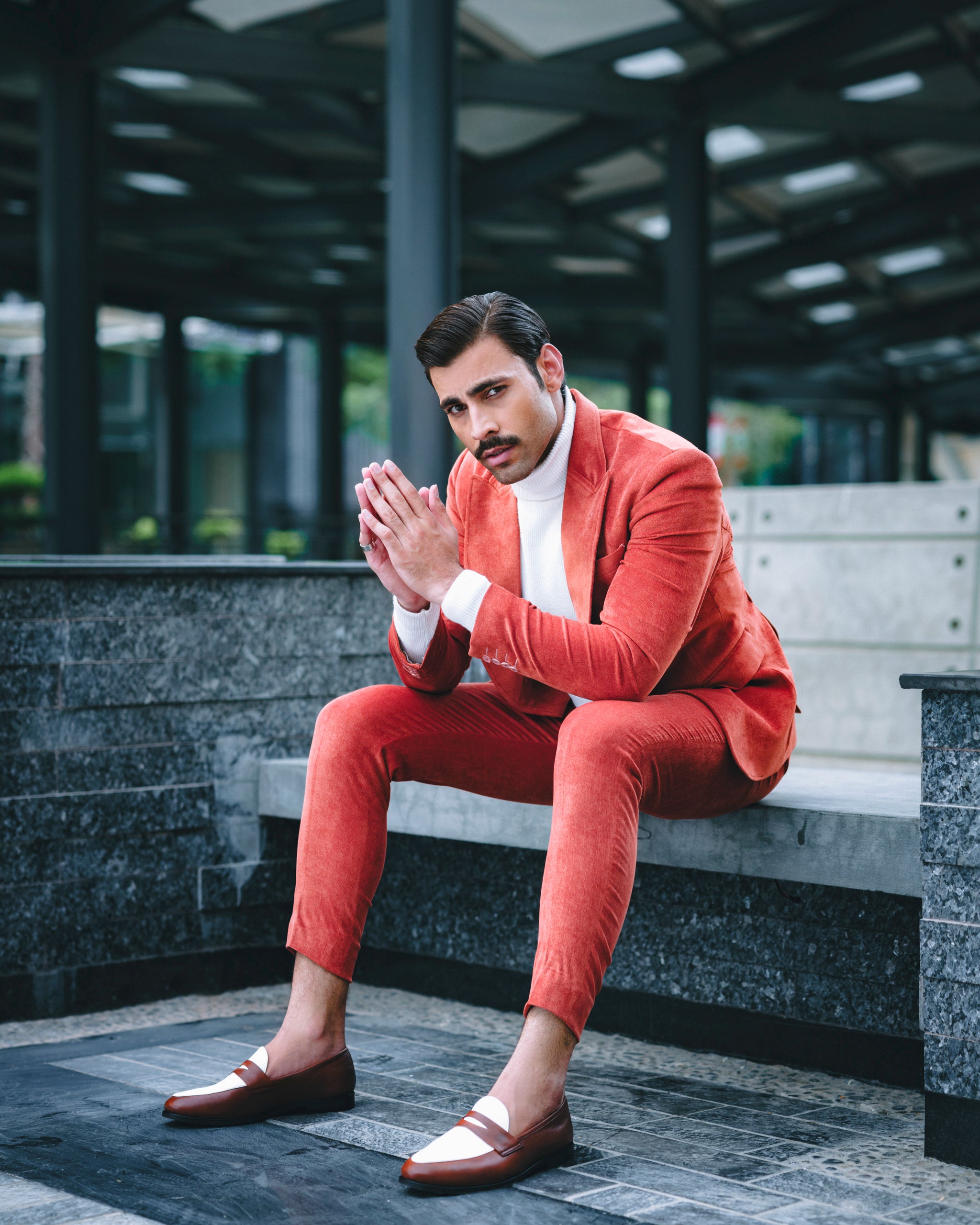 SOIGNÈ | Dark Persimmon Double Button suit