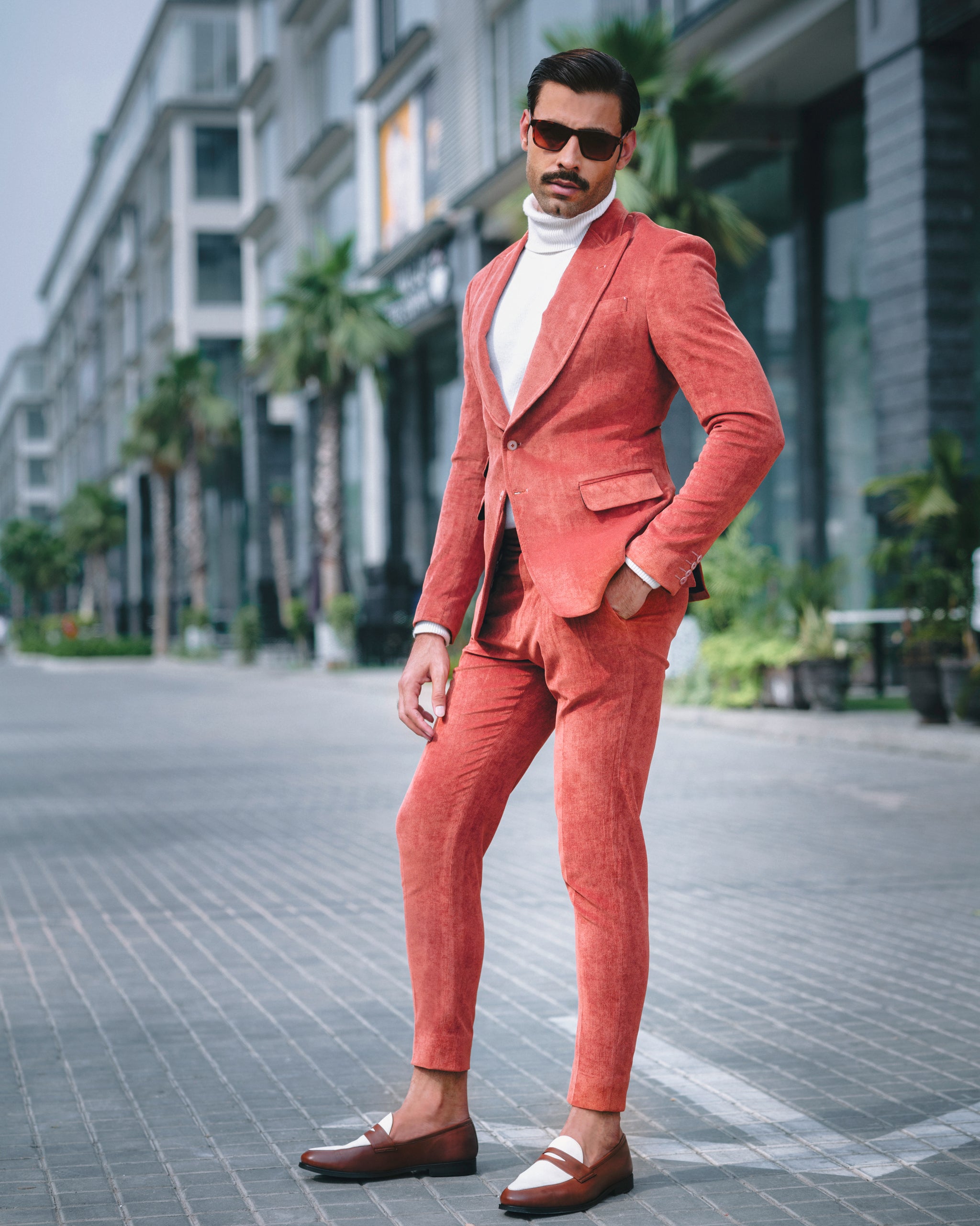 SOIGNÈ | Dark Persimmon Double Button suit