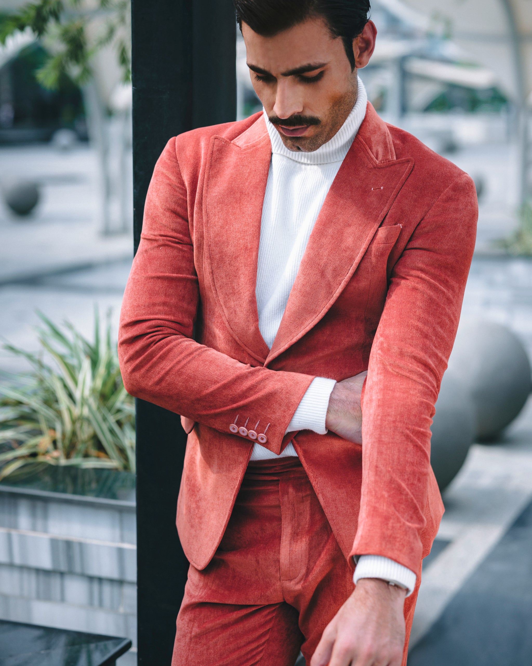 SOIGNÈ | Dark Persimmon Double Button suit