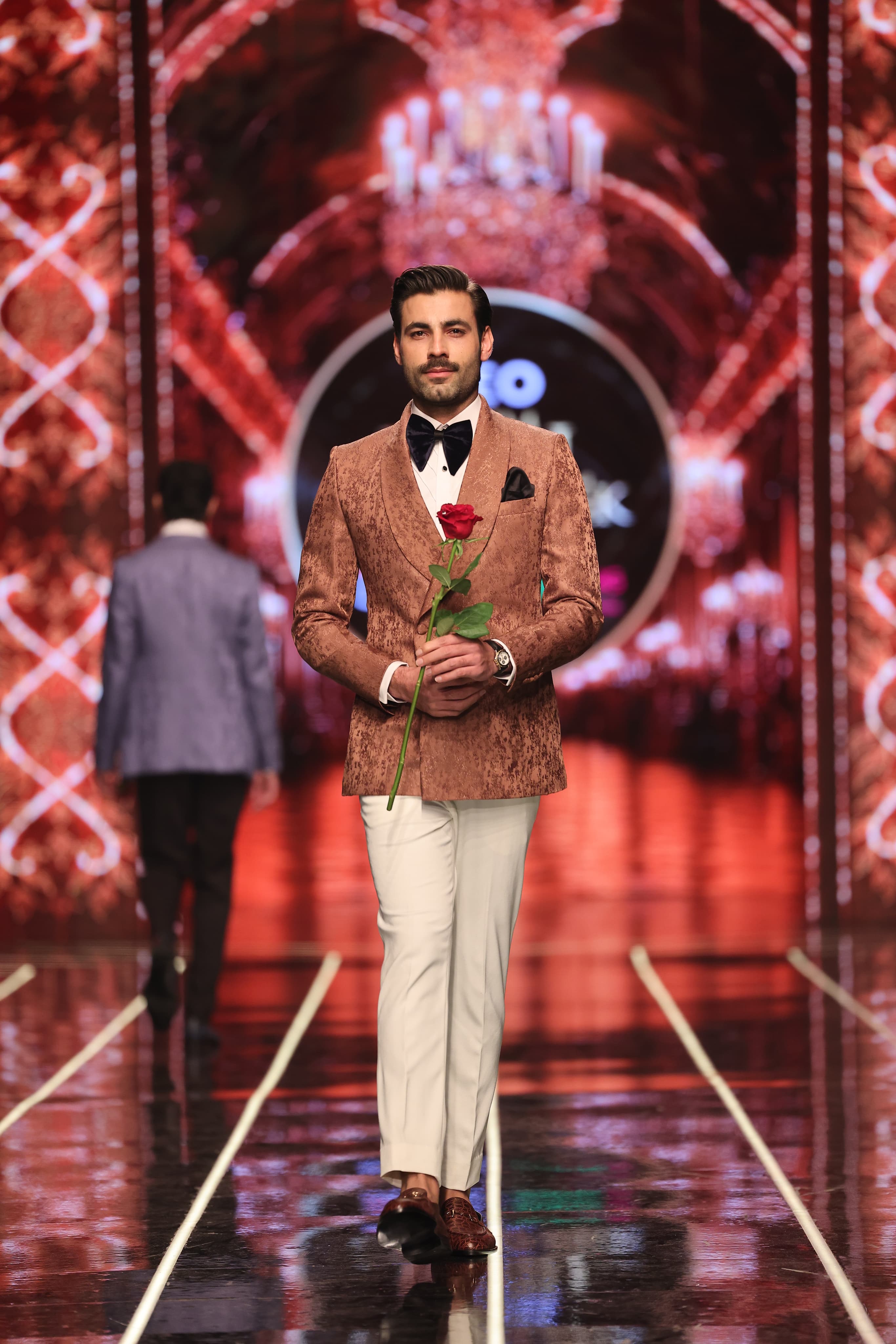 Bangla Bazaar | Sepia Brown Double Breasted Tuxedo Suit