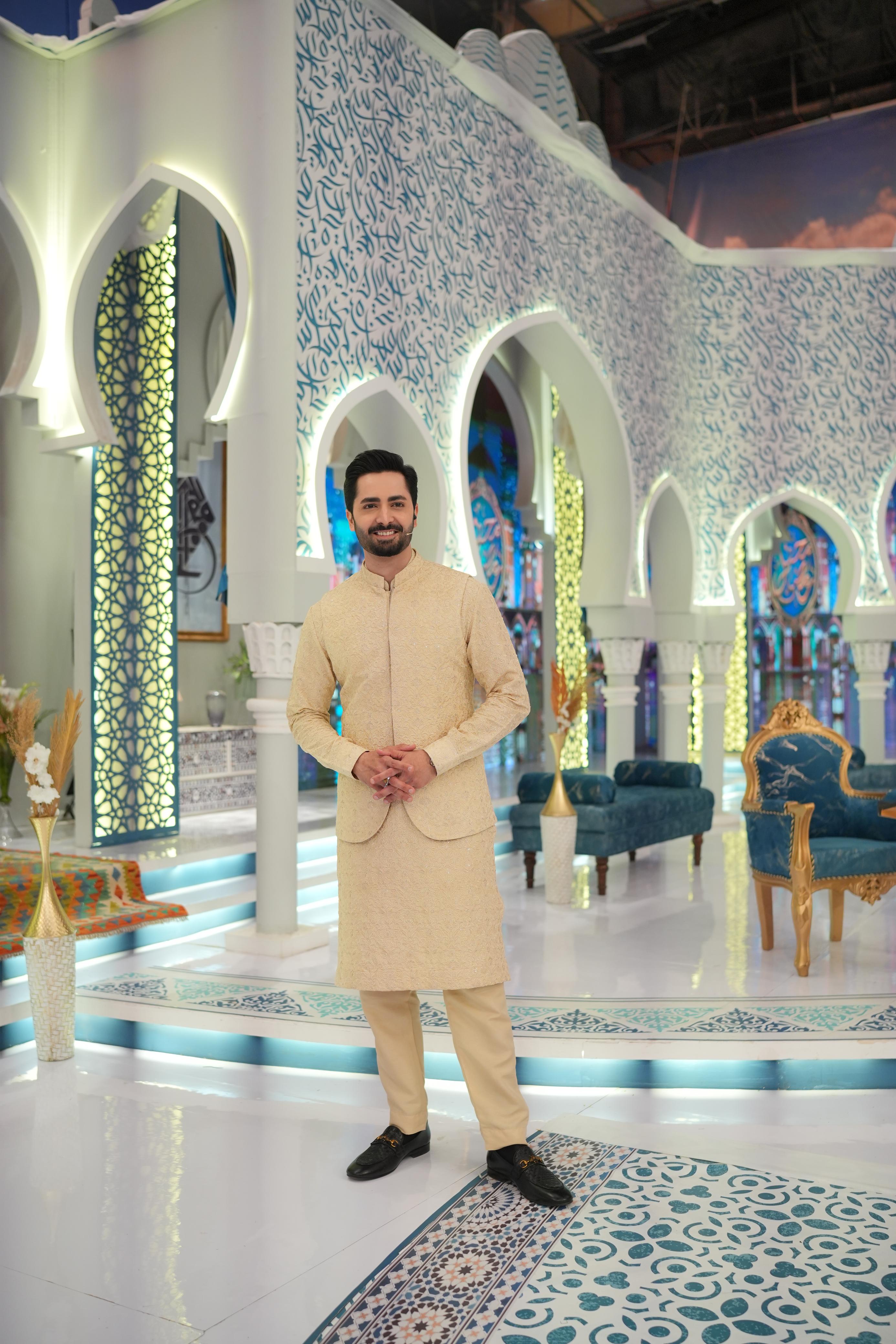 ED25 - Beige Embroidered Kurta Pajama