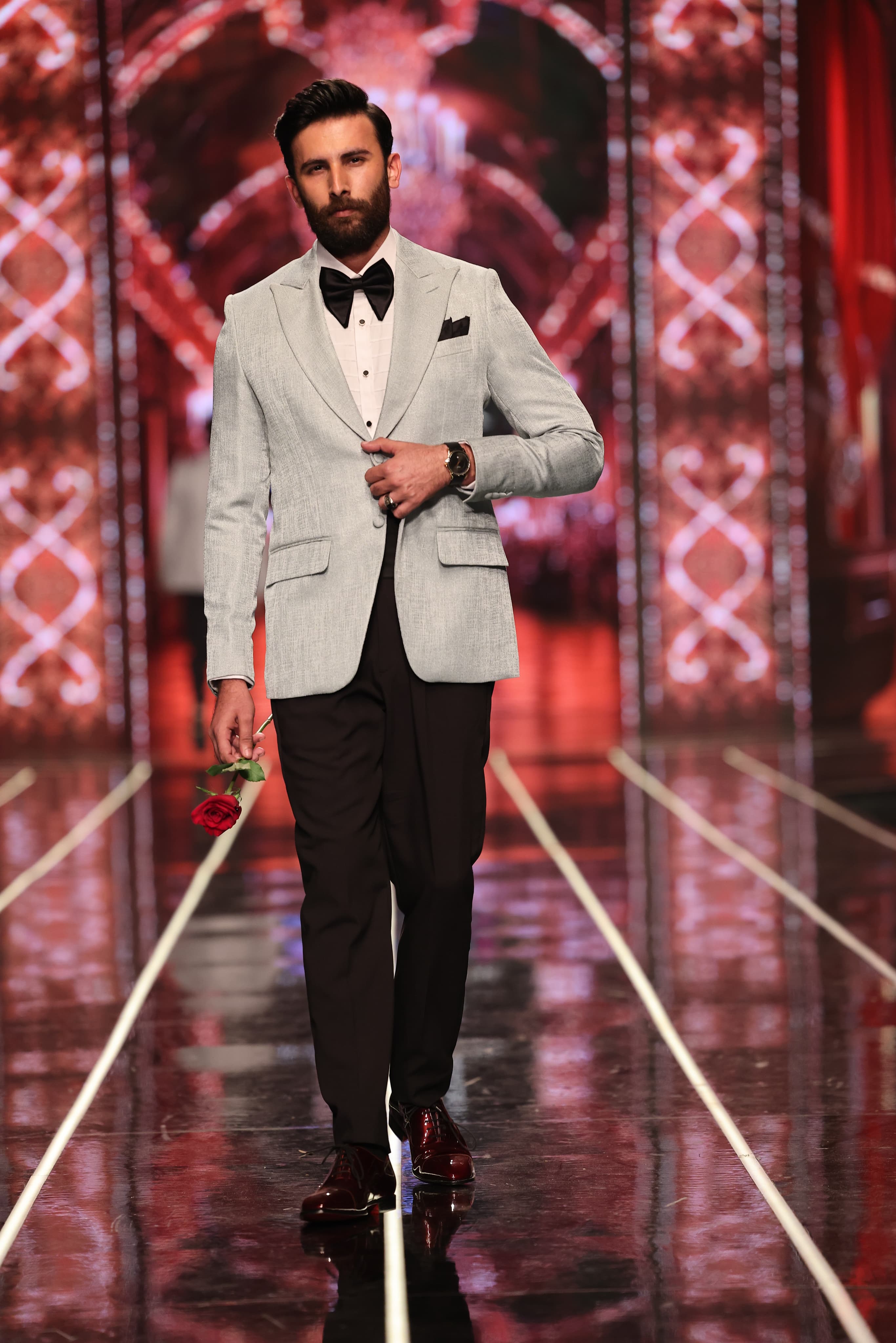 Bangla Bazaar | Seafoam green tuxedo suit