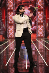 Bangla Bazaar | Ivory White Tuxedo Suit