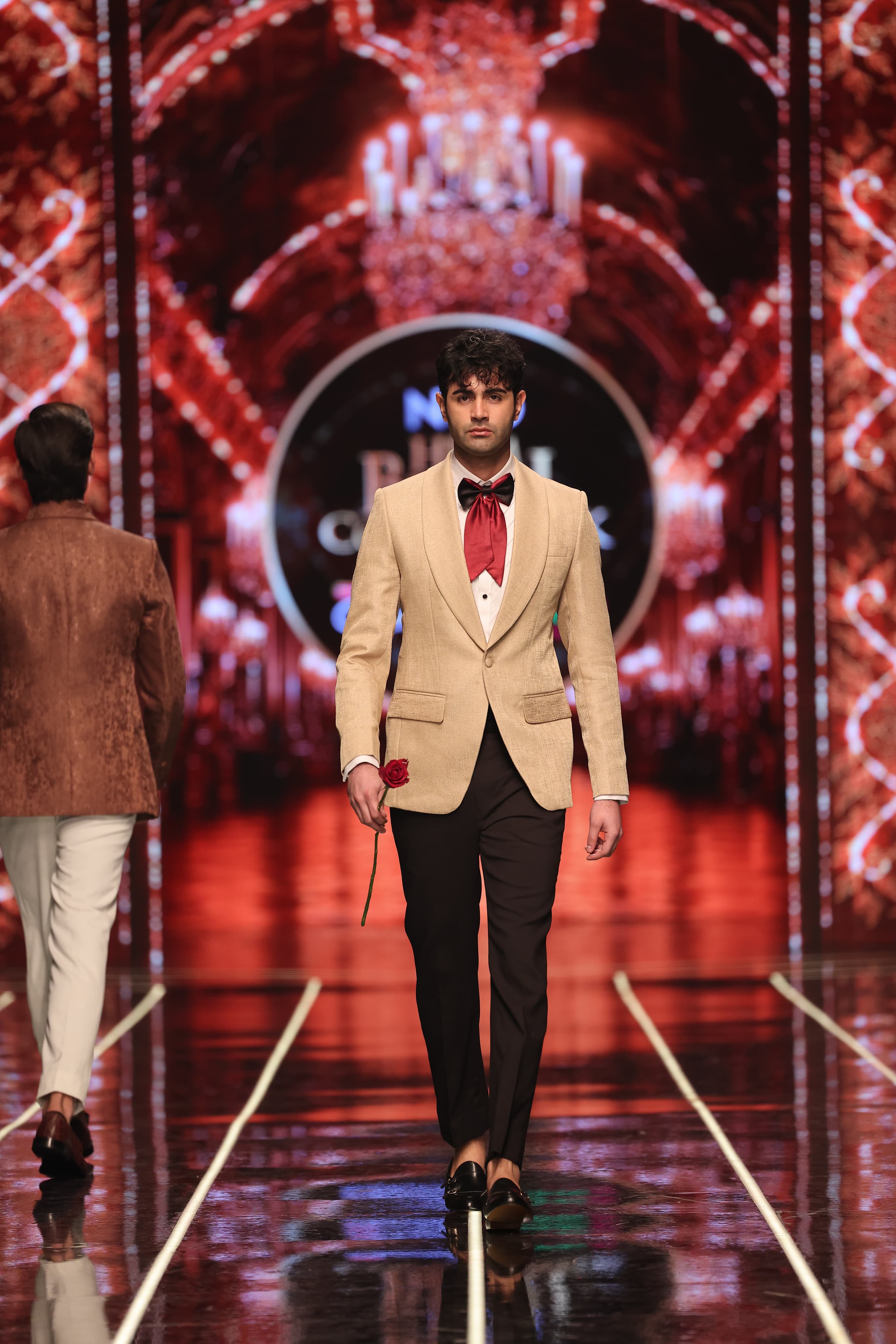 Bangla Bazaar | Camel Brown Tuxedo Suit