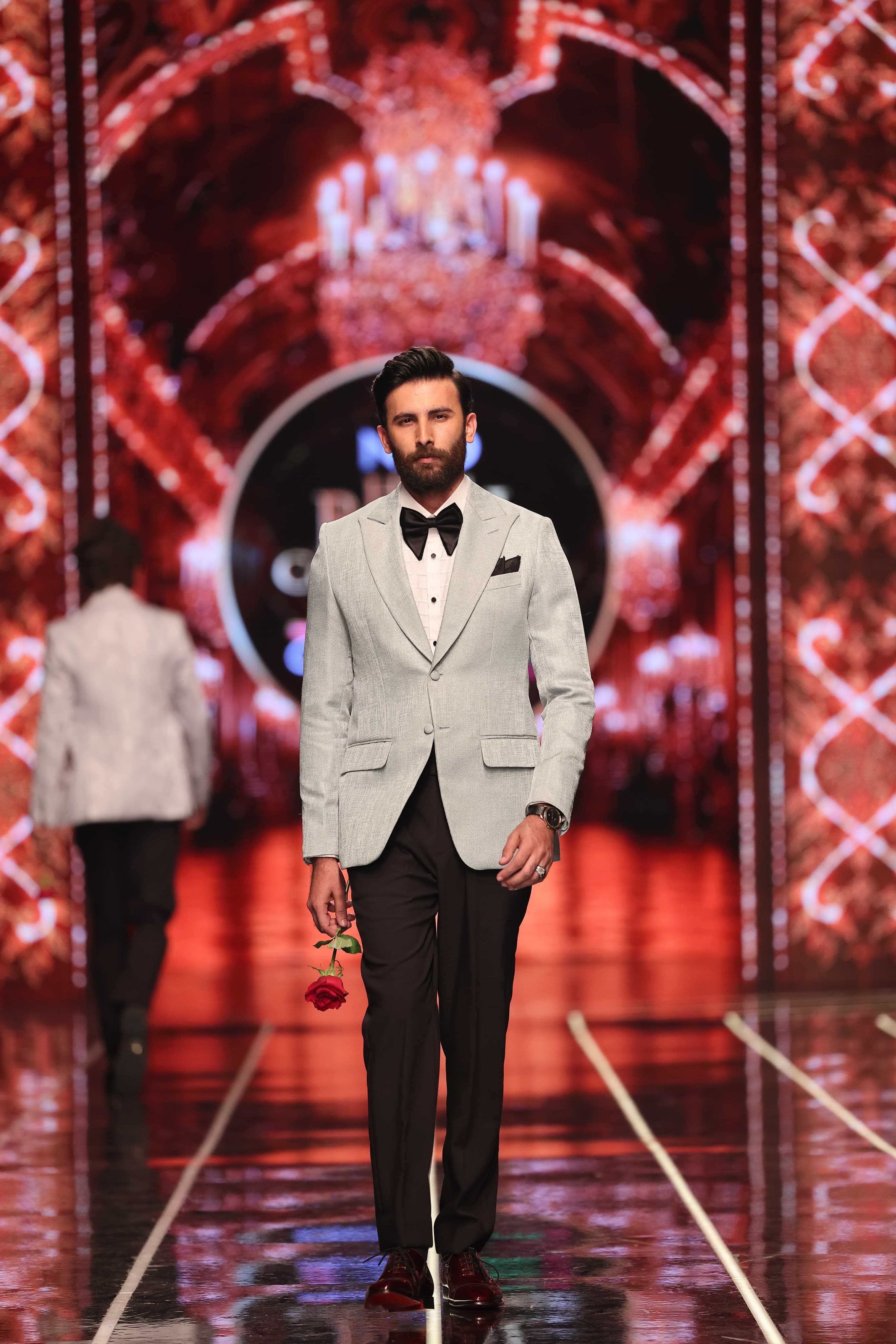 Bangla Bazaar | Seafoam green tuxedo suit